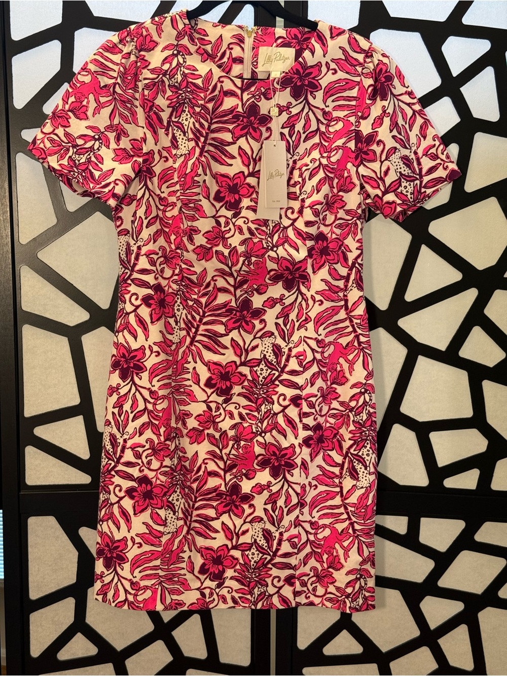 Lilly Pulitzer Mila Short Sleeve Elderflower Blossom Shift Dress NWT